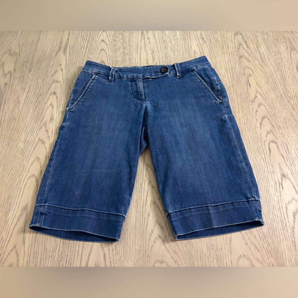 The Limited 917 Denim Jean Bermuda Shorts Size 2